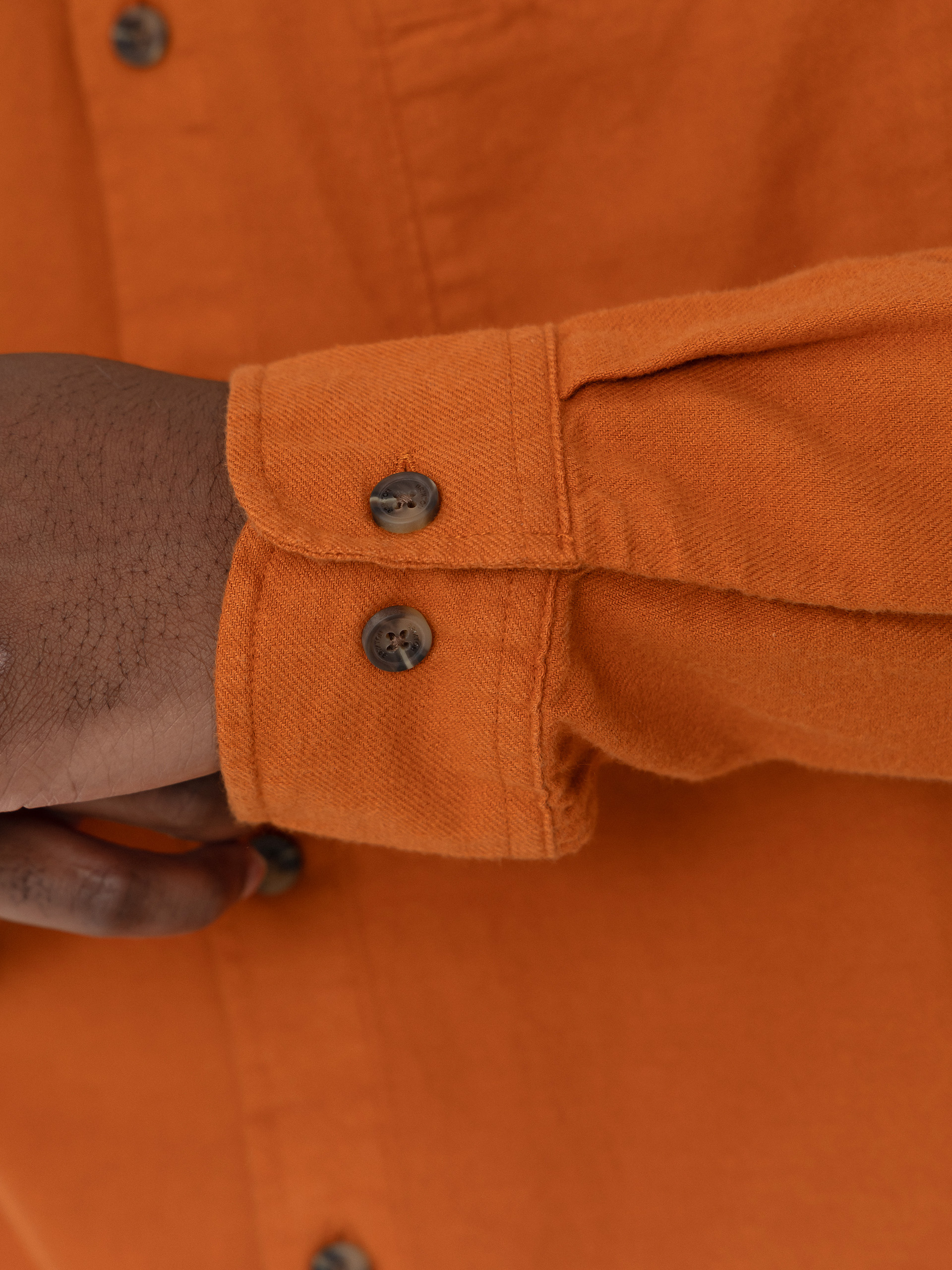 Риза Brixton Hasting Lw Flannel (caramel)