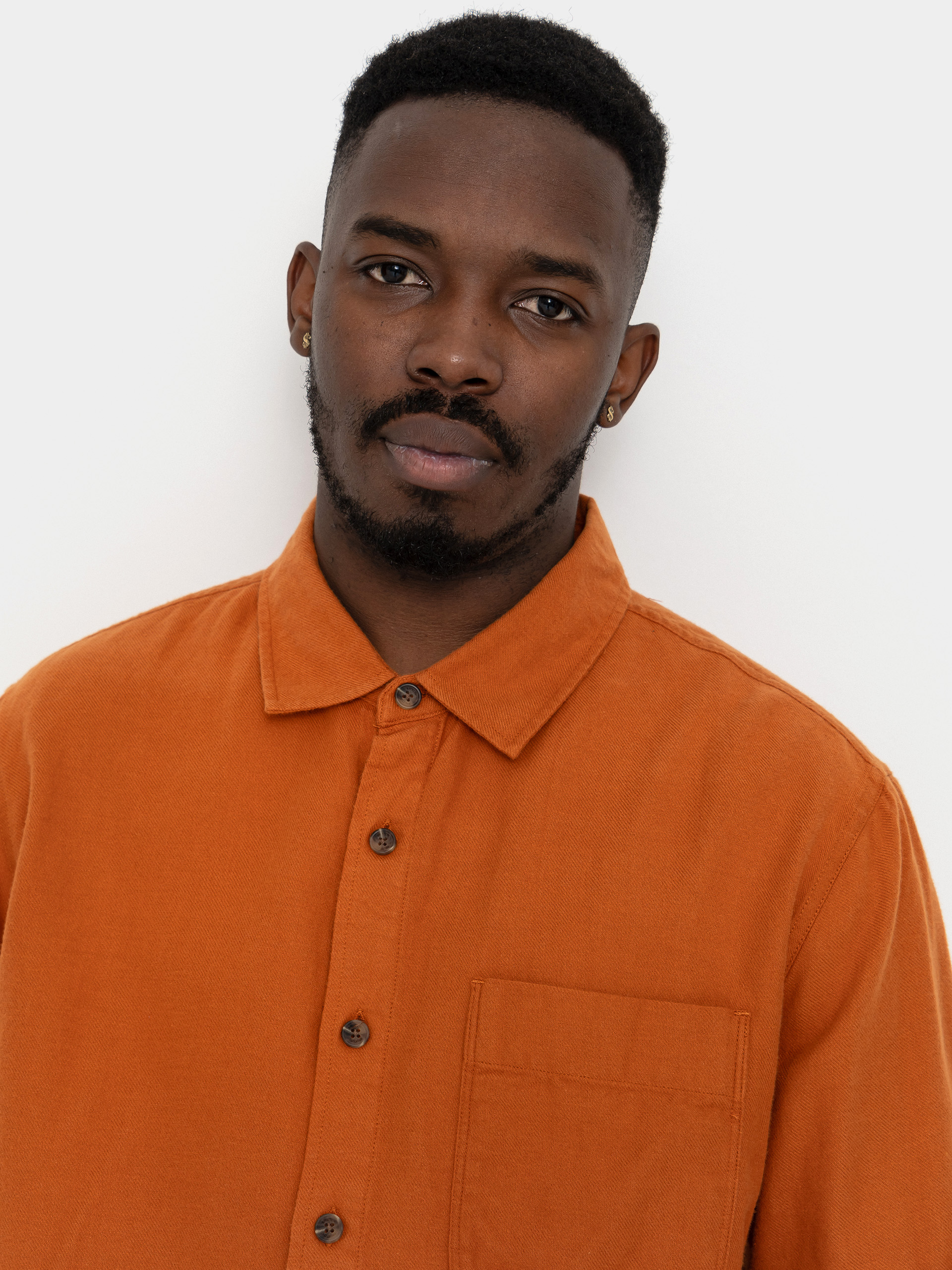 Риза Brixton Hasting Lw Flannel (caramel)