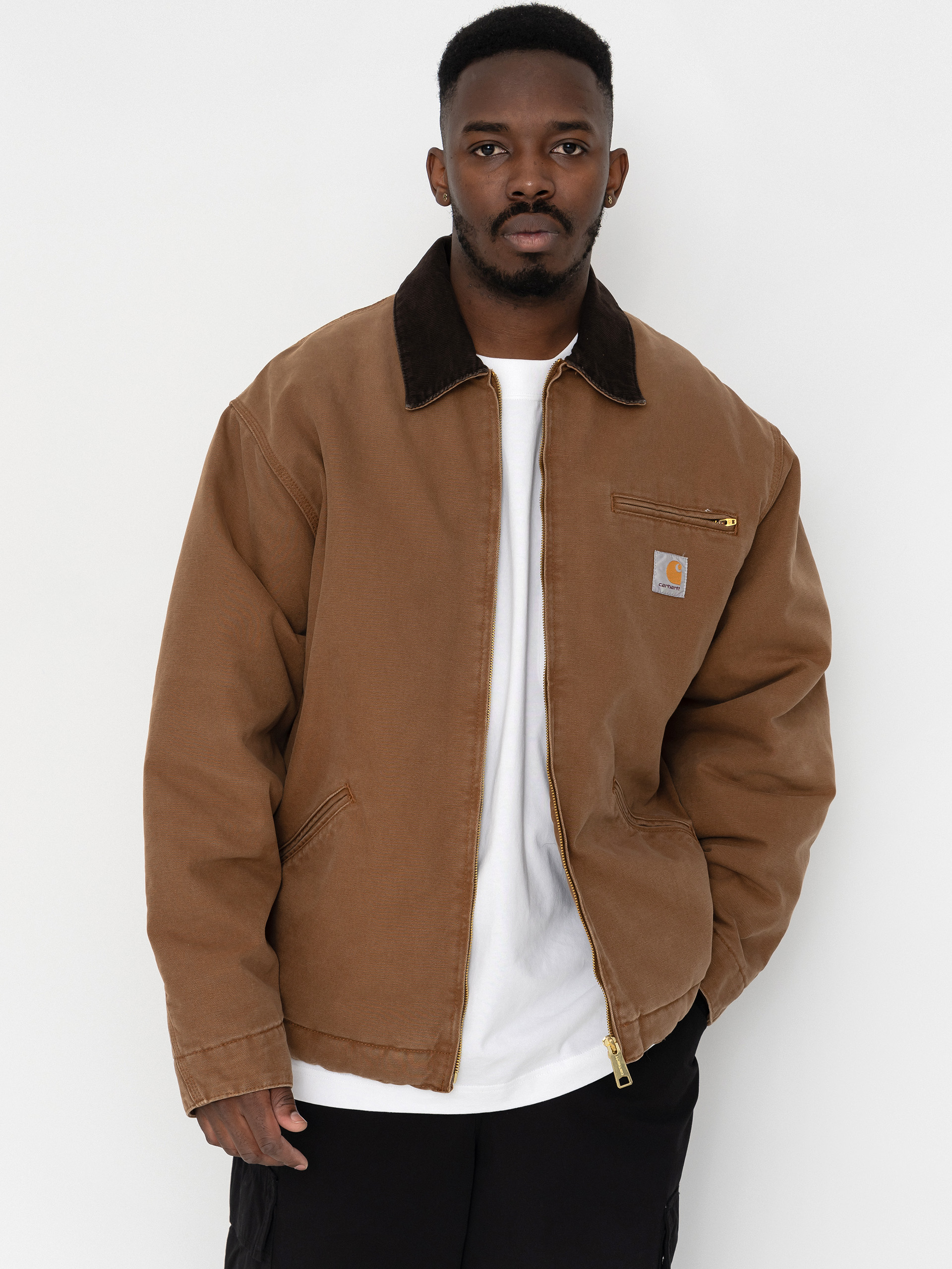 Яке Carhartt WIP OG Detroit (wip h brown/tobacco/stone canvas)