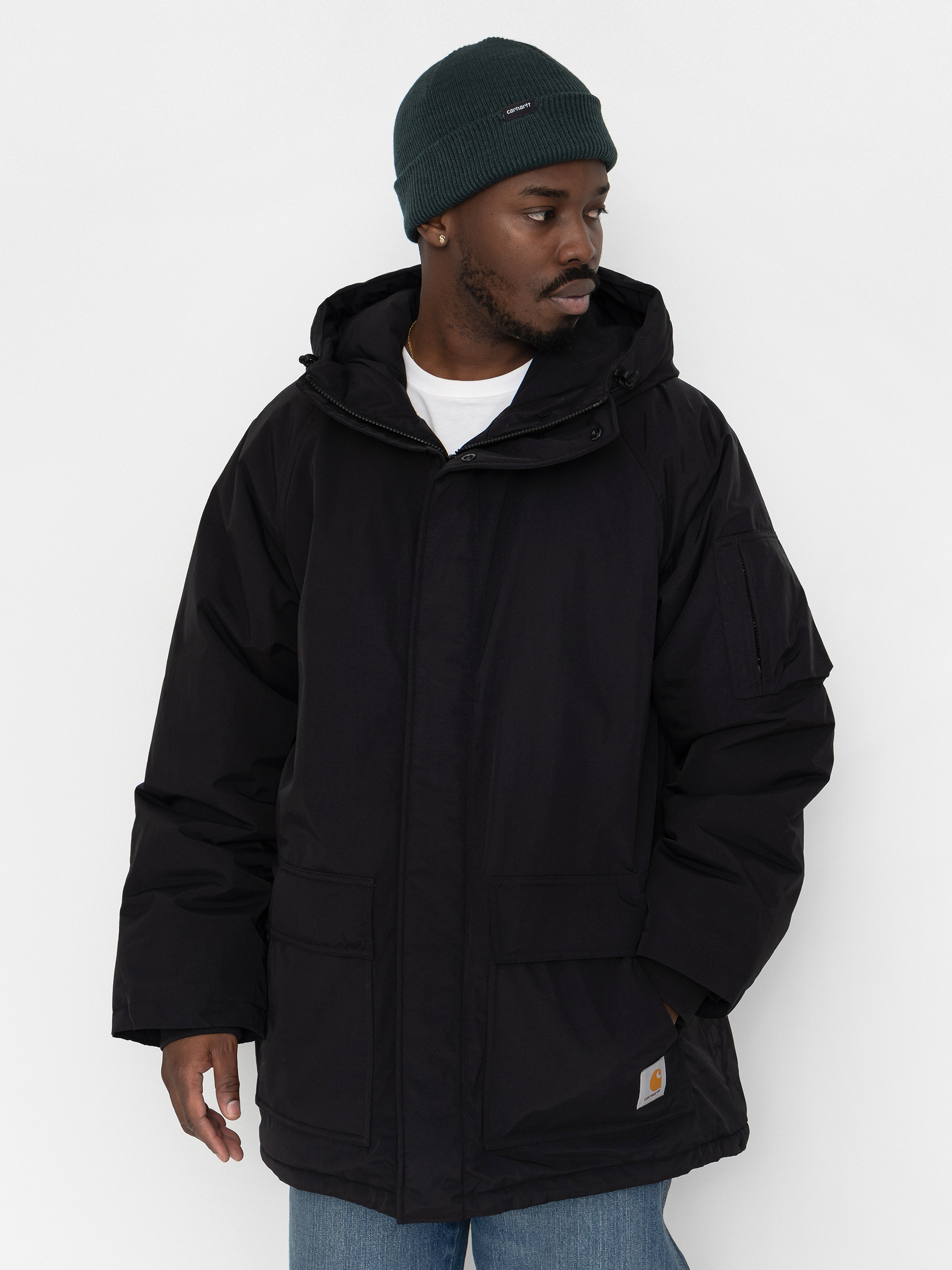 u042fu043au0435 Carhartt WIP Stanwood Parka (black)