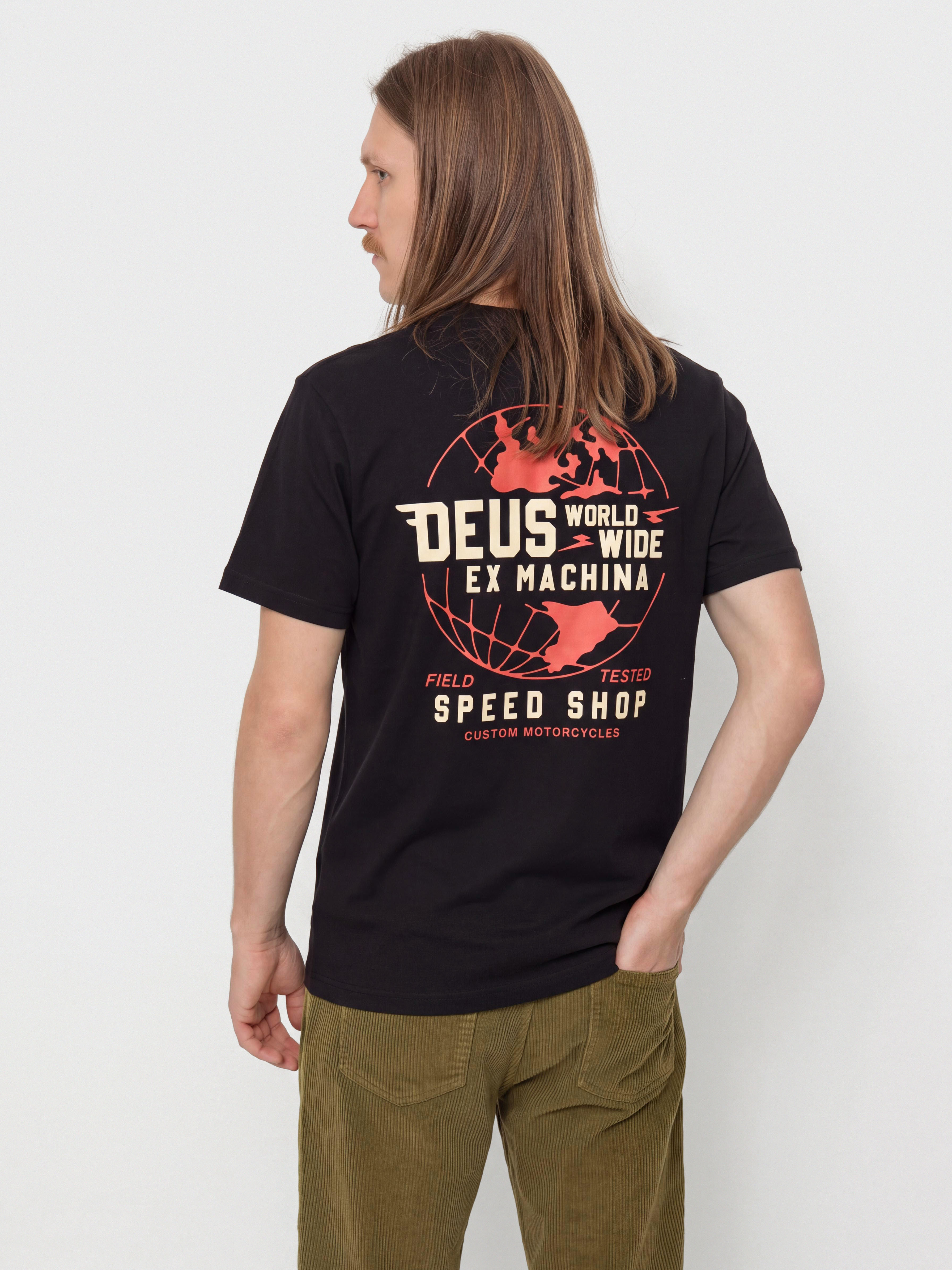 Тениска Deus Ex Machina Global Spark (black)