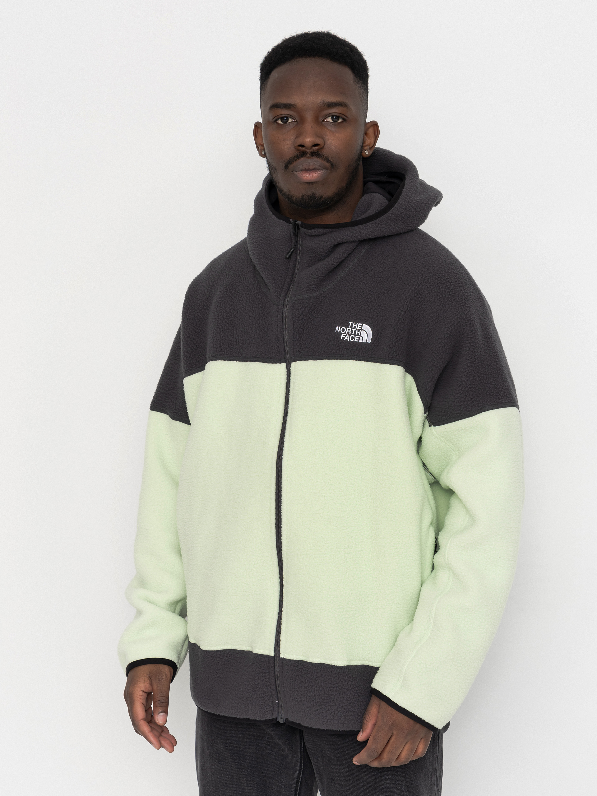 u0421u0443u0438u0442u0448u044au0440u0442 The North Face Nse Full Zip Mask Fleece (calcified lime/anthraci)
