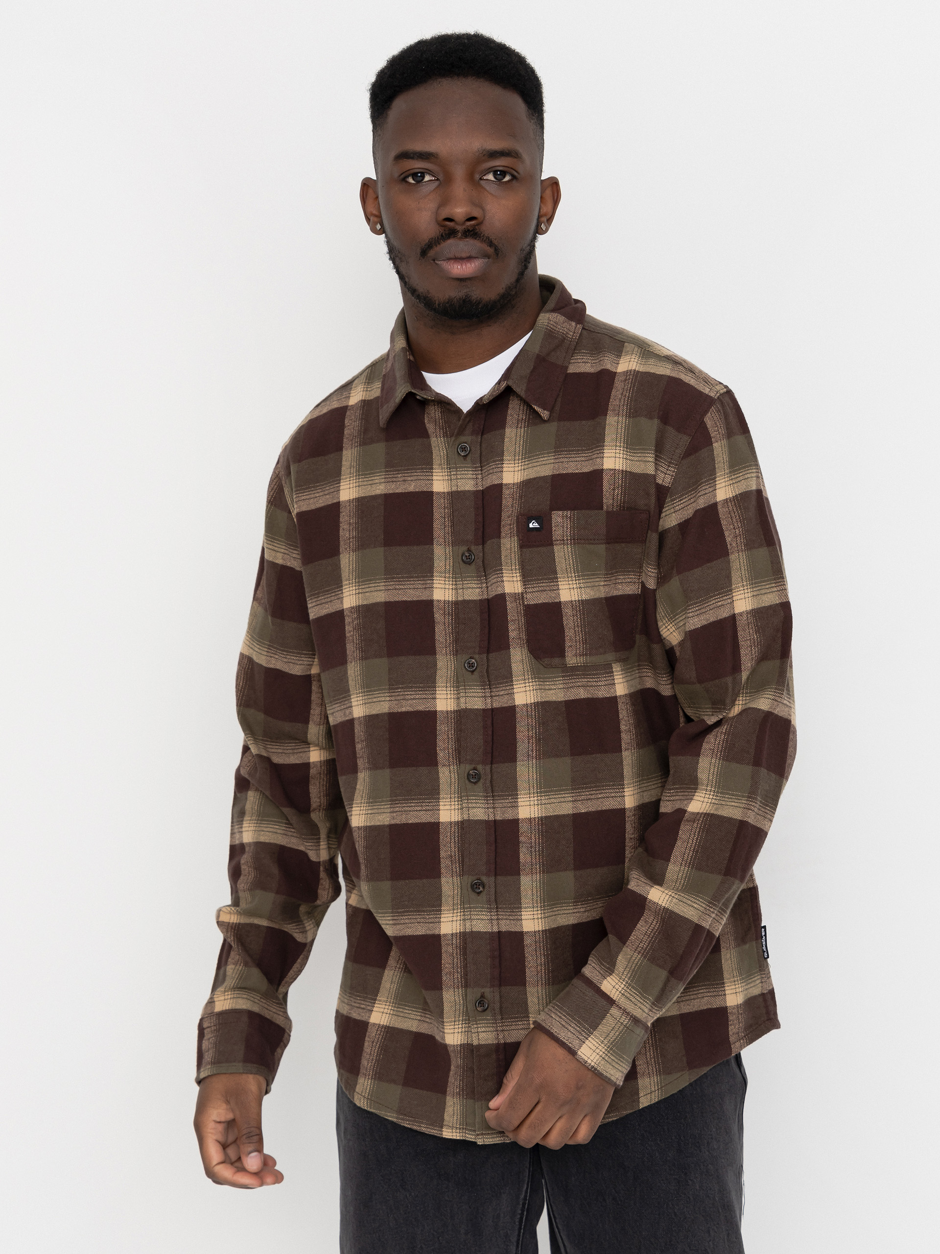 Риза Quiksilver Motherfly Plaid (grape leaf motherfly)