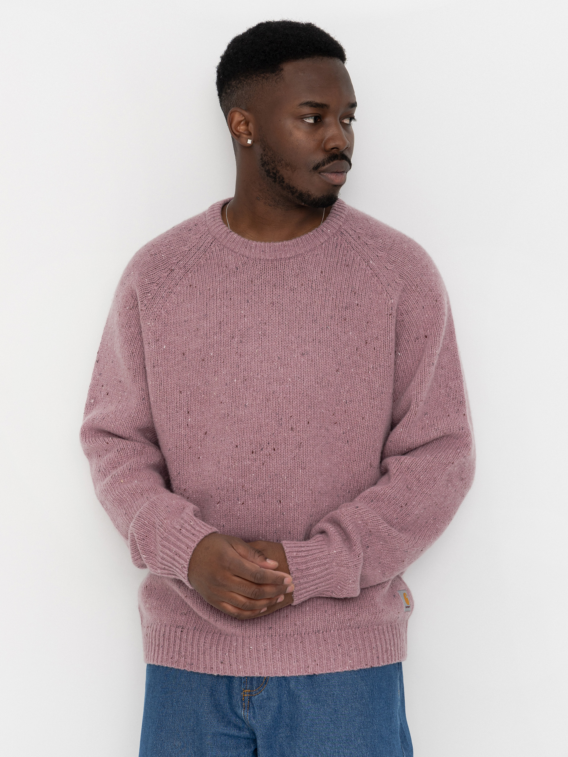 Пуловер Carhartt WIP Anglistic (speckled hortensia)