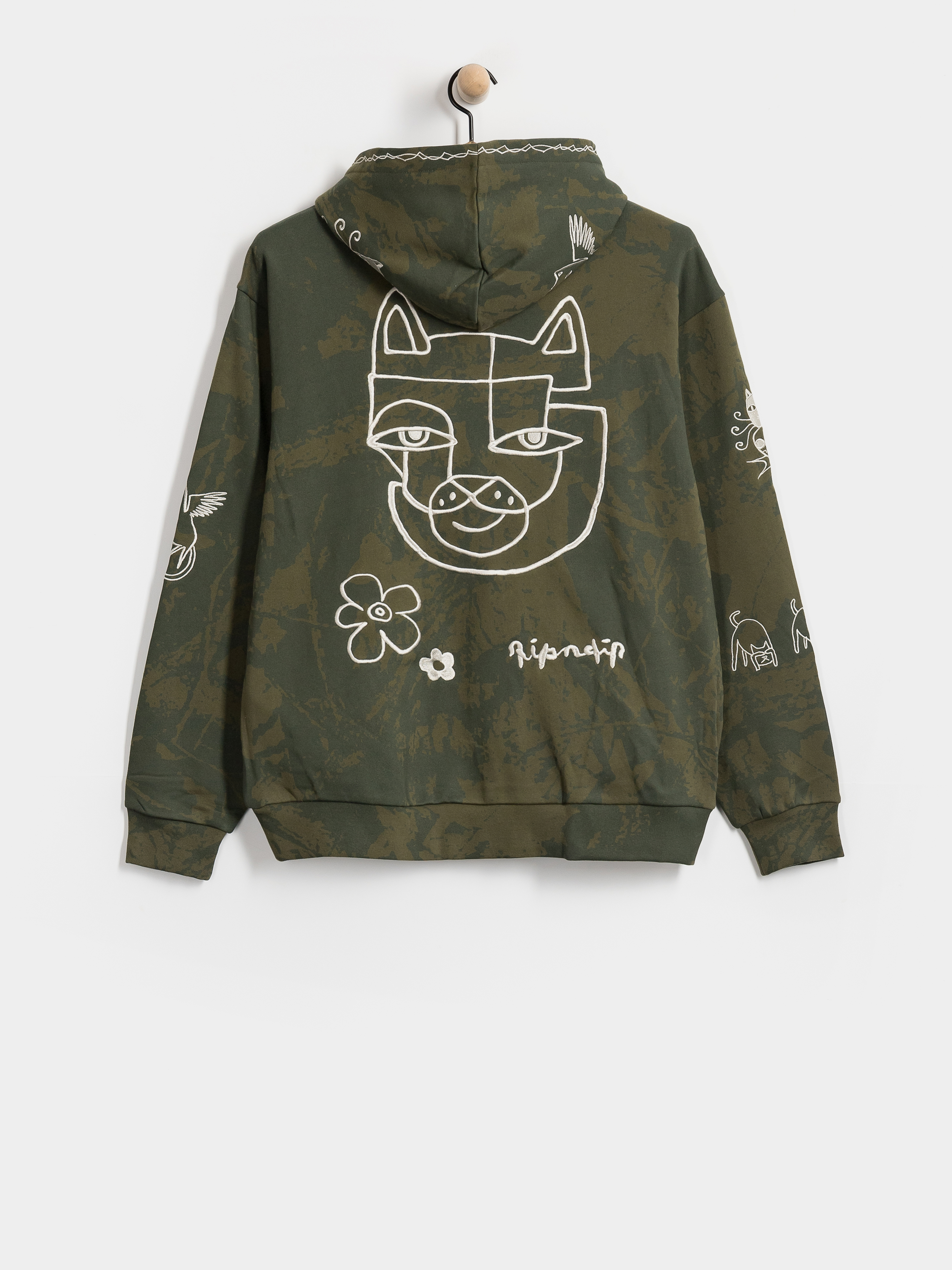 Суитшърт с качулка RipNDip Blonded HD