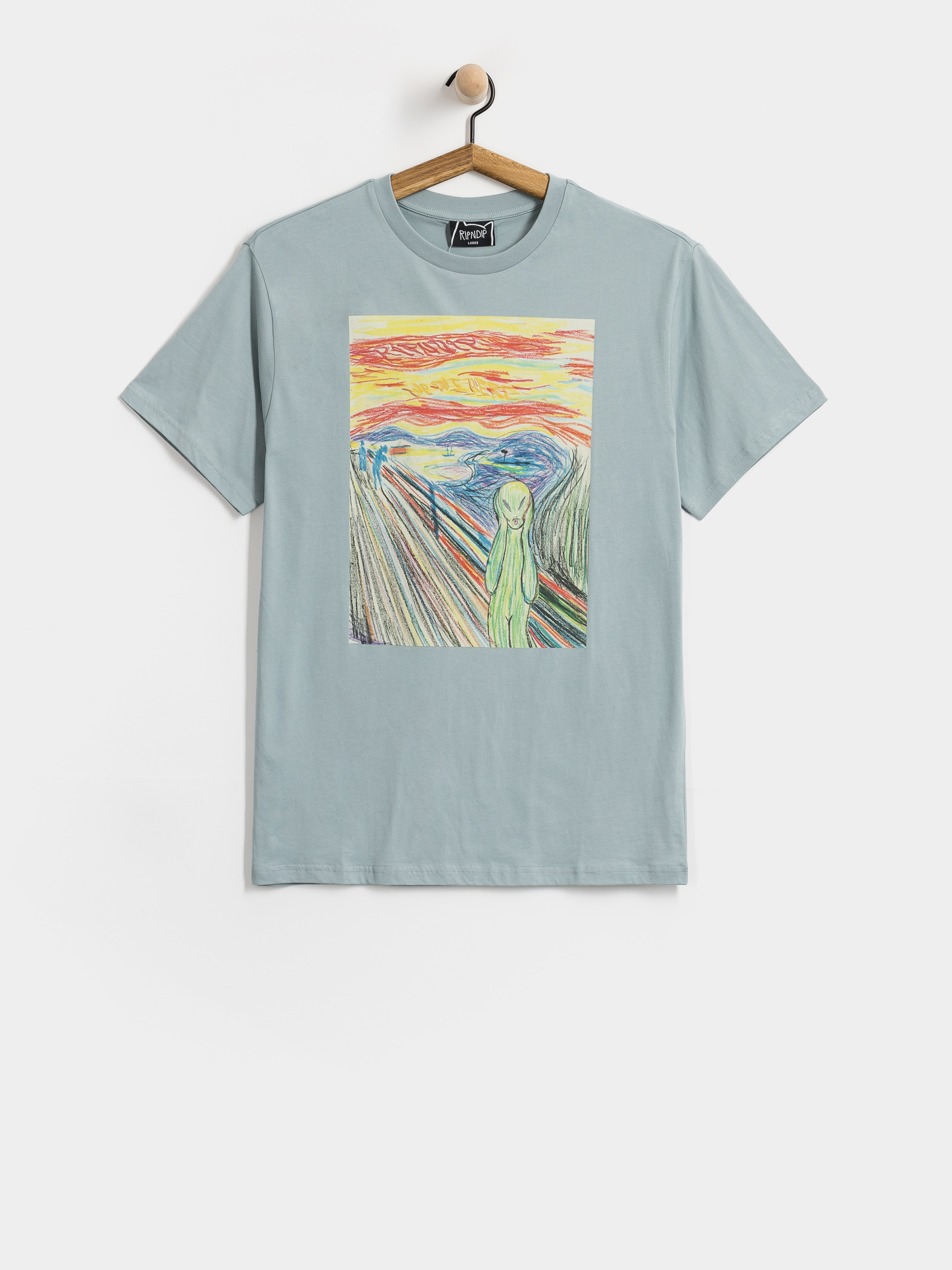 Тениска RipNDip Oslo (silver blue)