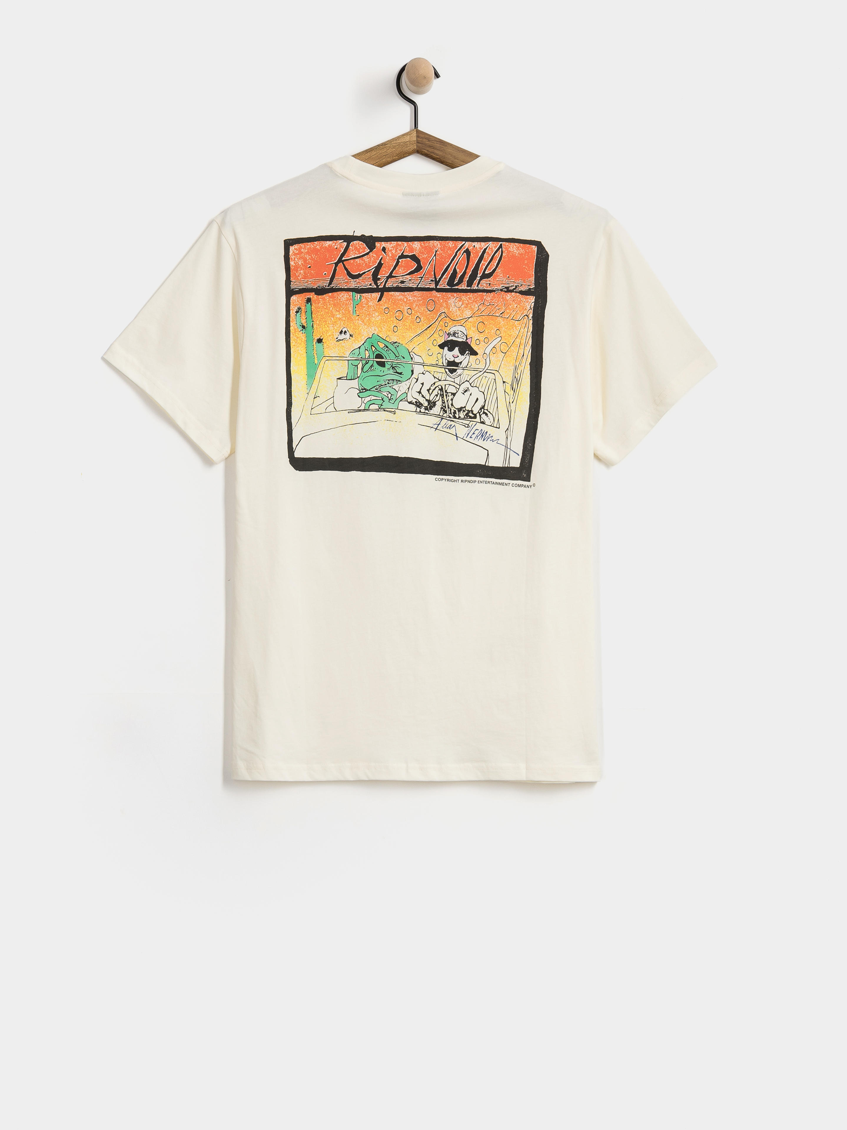 Тениска RipNDip Drive Thru (bone)