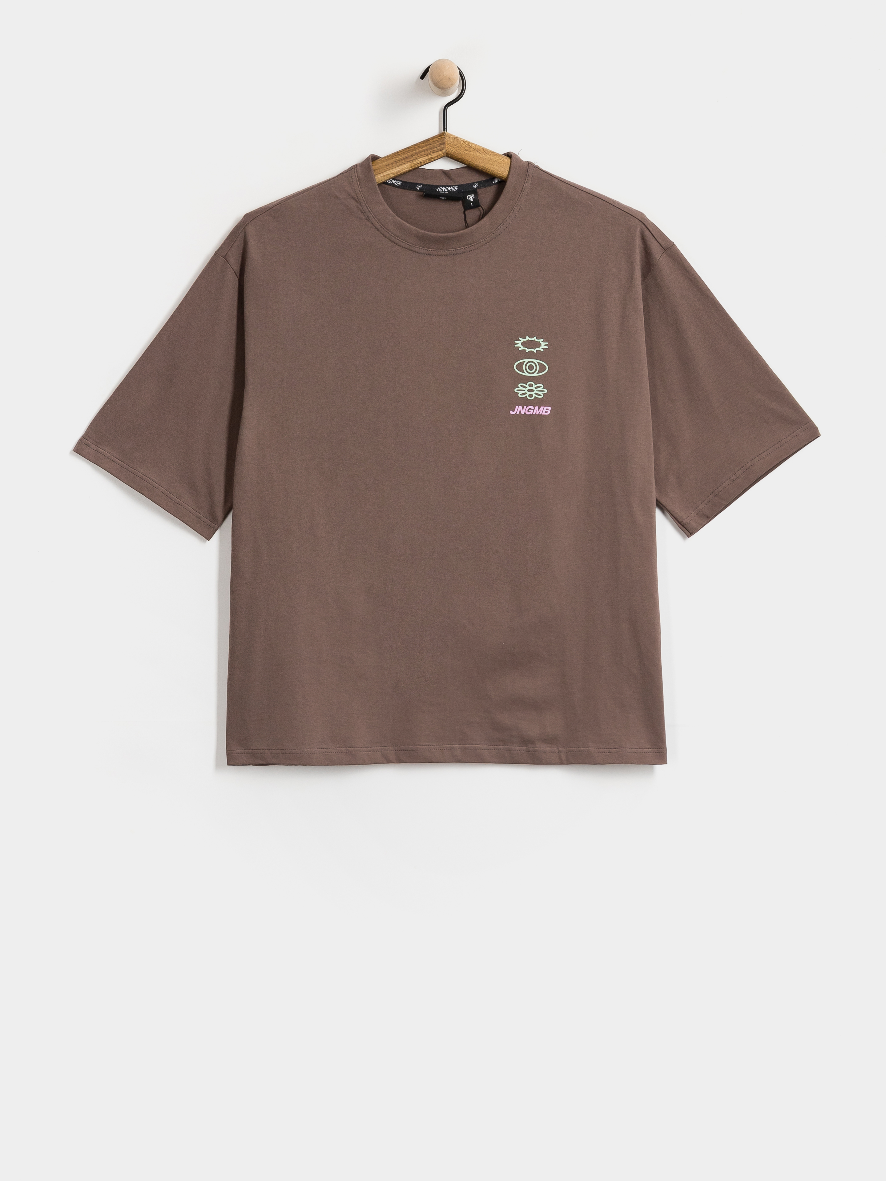 Тениска Jungmob Boxy Aftersurf (brown)