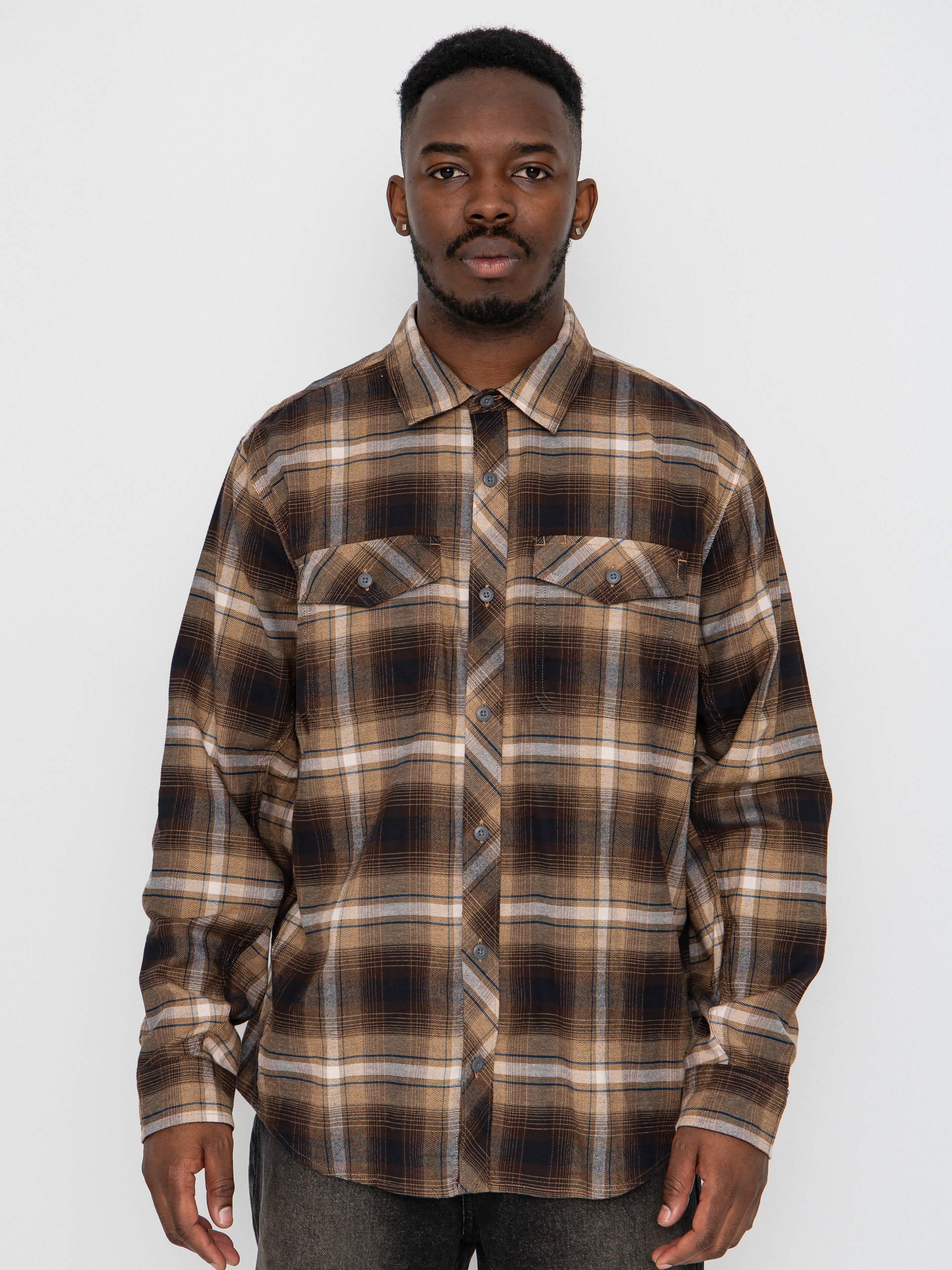 Риза Fox Survivalist Stretch Flannel (brown sugar)