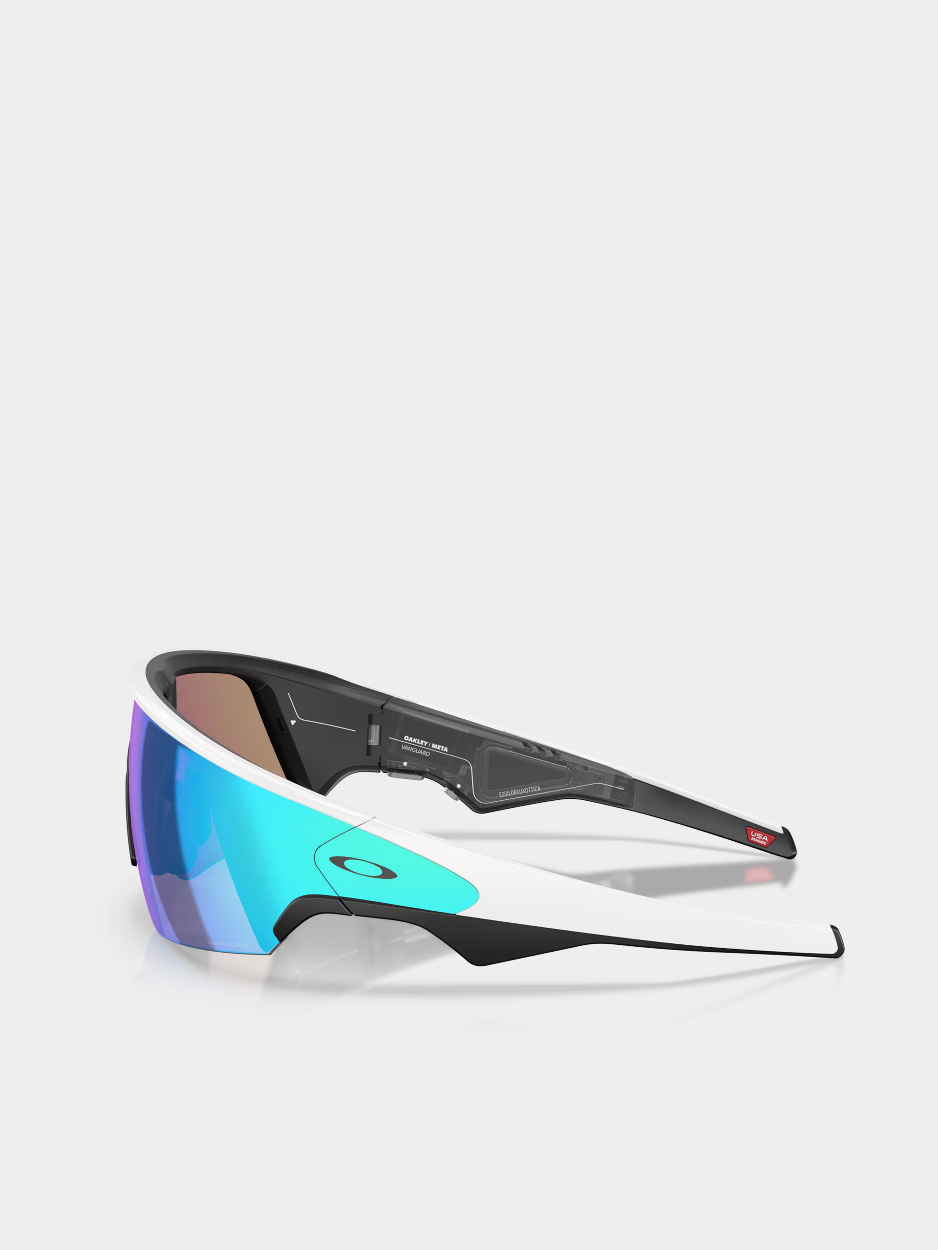 Слънчеви очила Oakley Meta AI Vanguard (white/prizm sapphire)