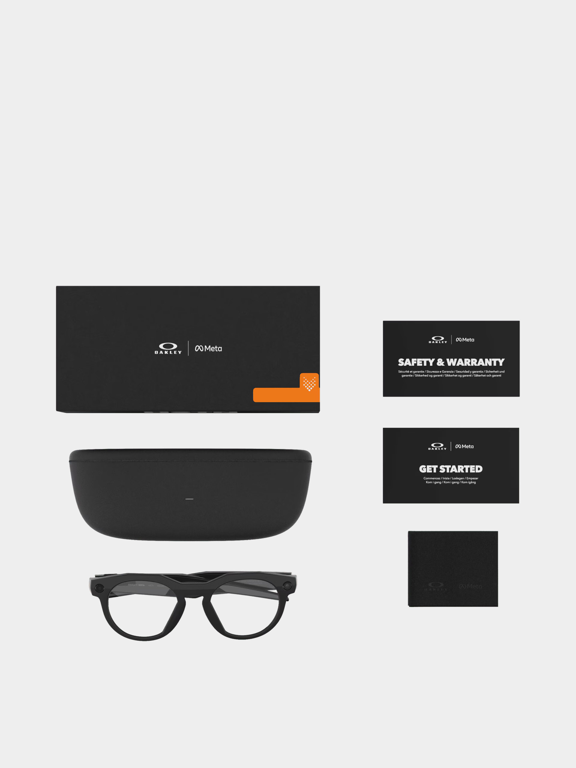 Слънчеви очила Oakley Meta AI HSTN (black/clear)