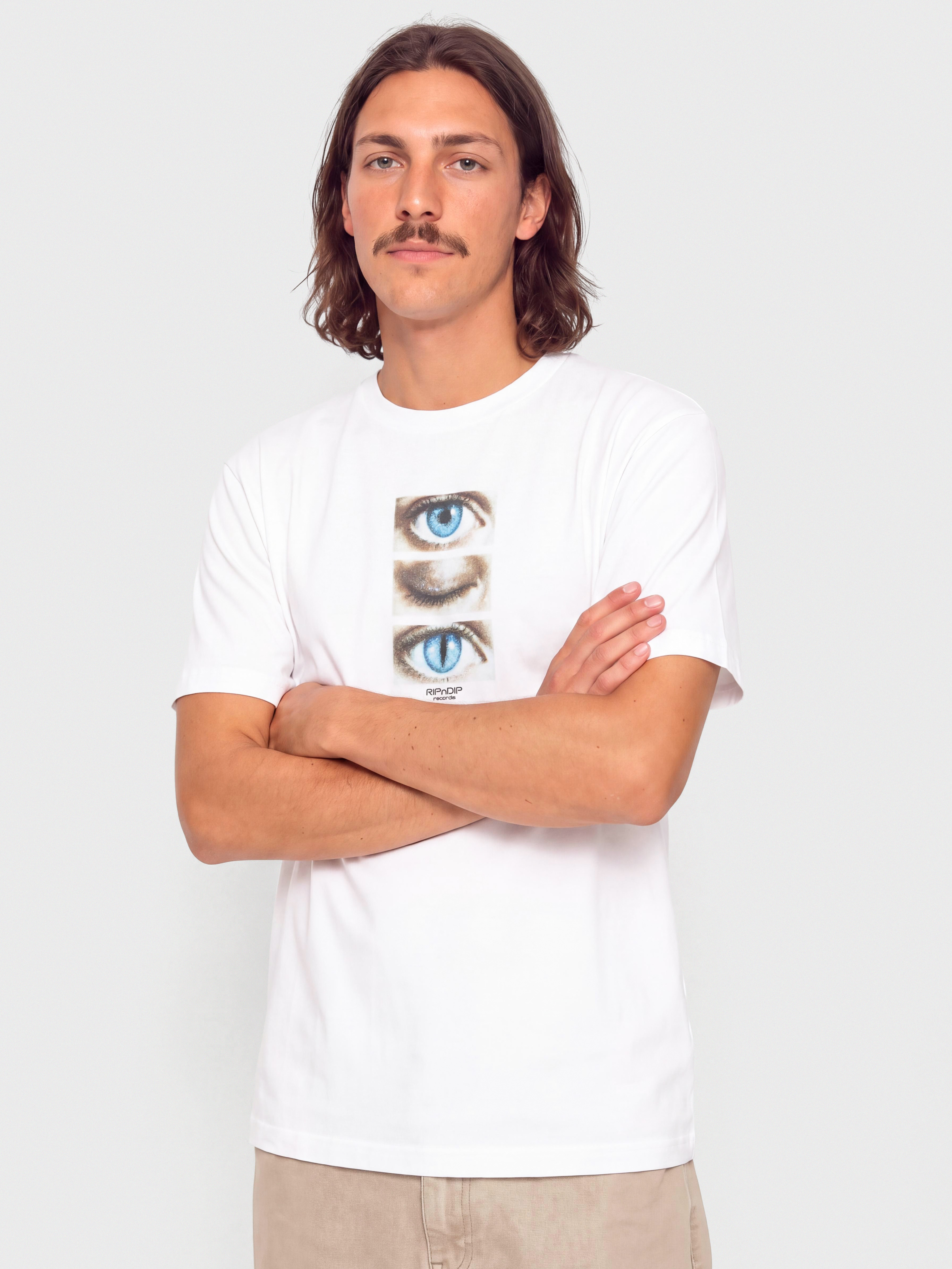 Тениска RipNDip Eyes Opened (white)