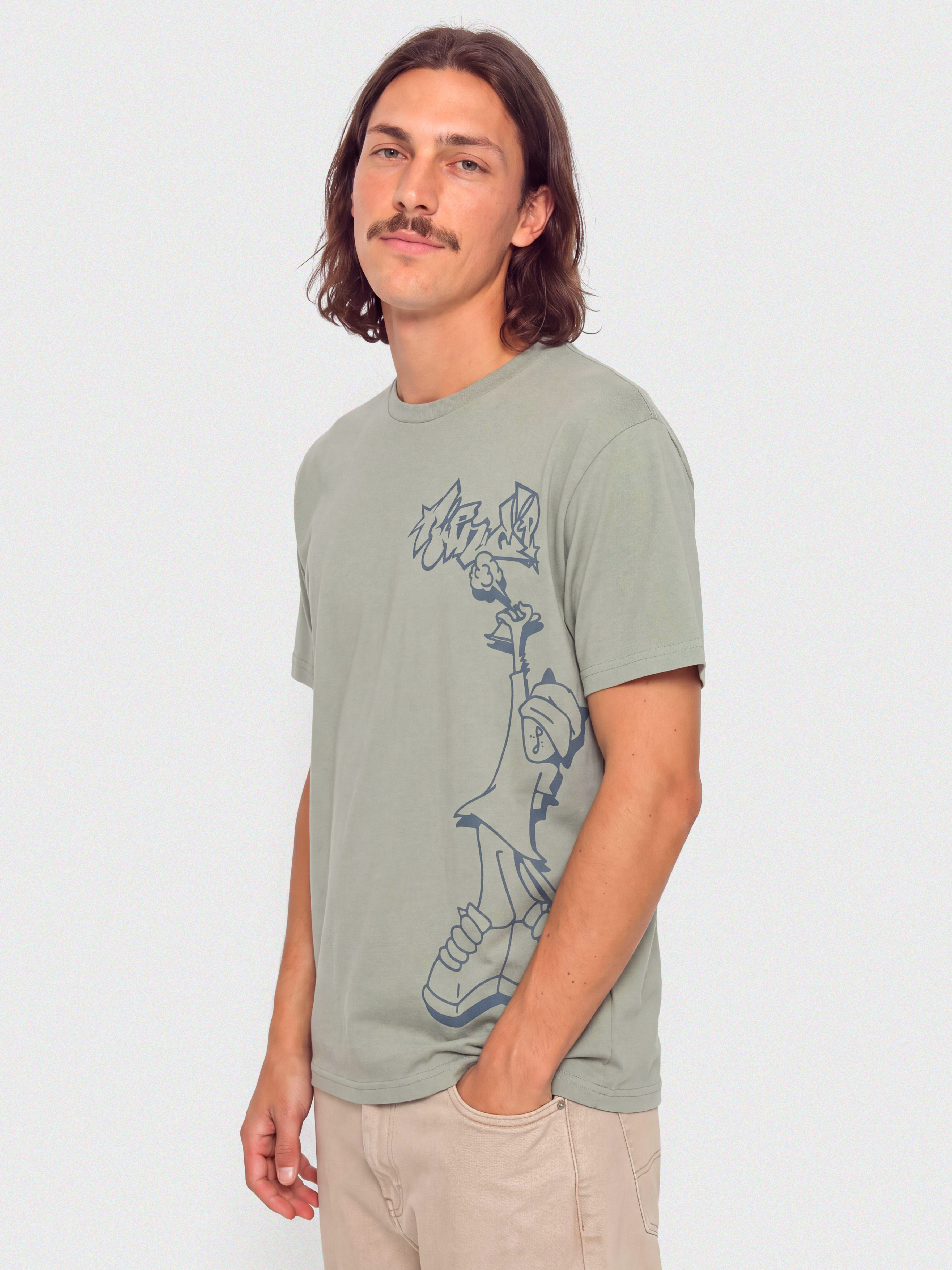 Тениска RipNDip Hard In Da Paint (dusty sage)