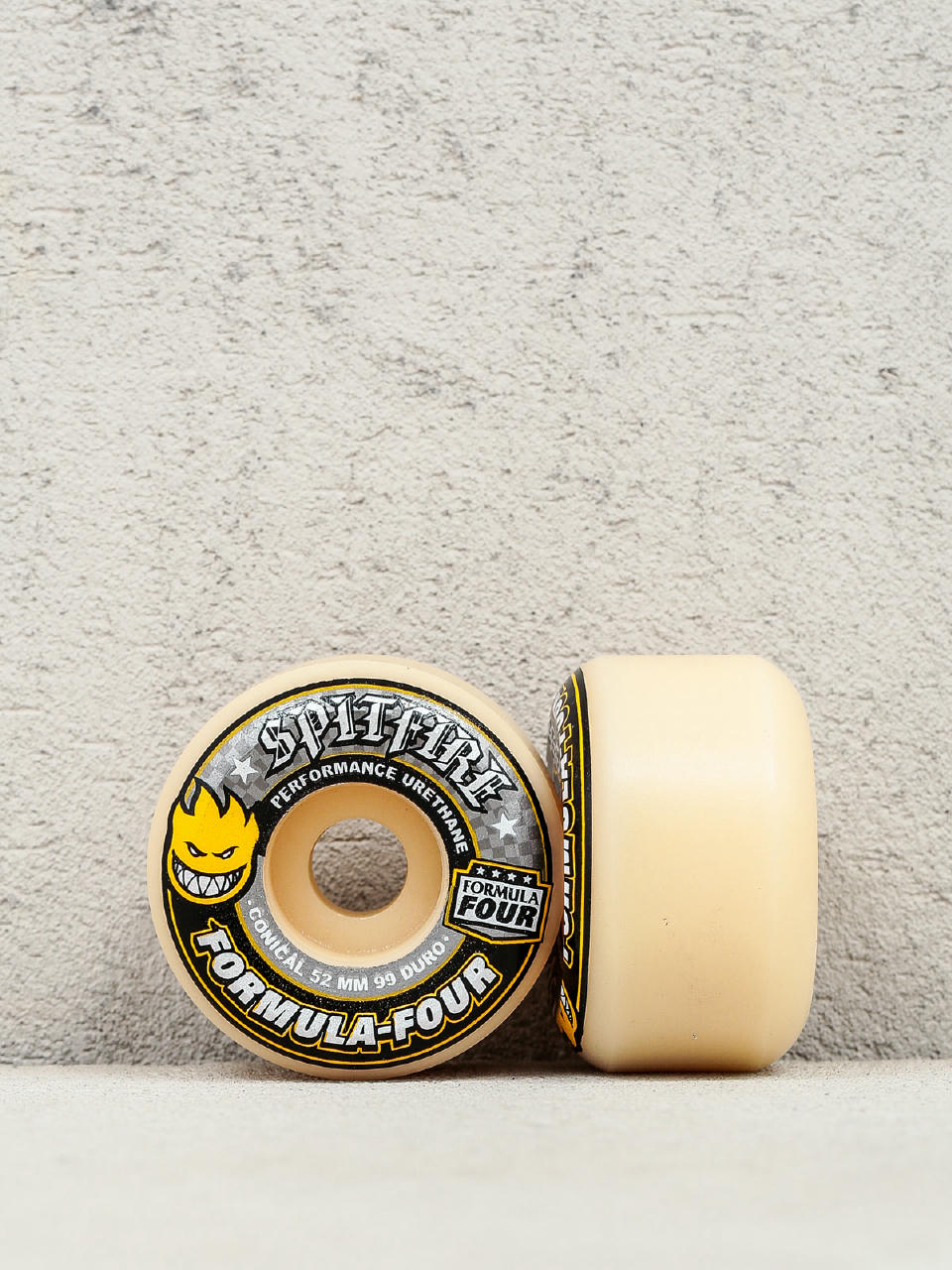 Spitfire Колелца Formula Four 99 Duro Conical (yellow print/white)