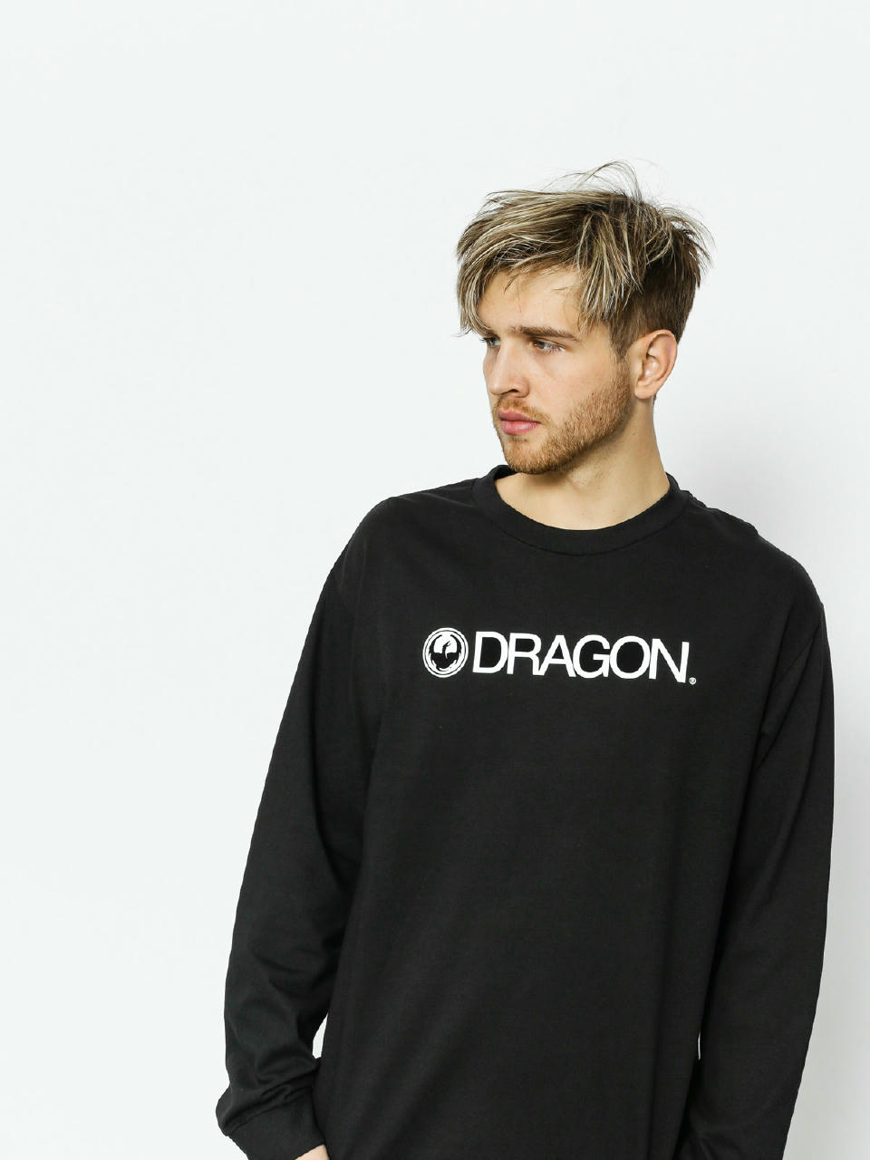 Трикотаж Dragon Trademark Staple Line (black)