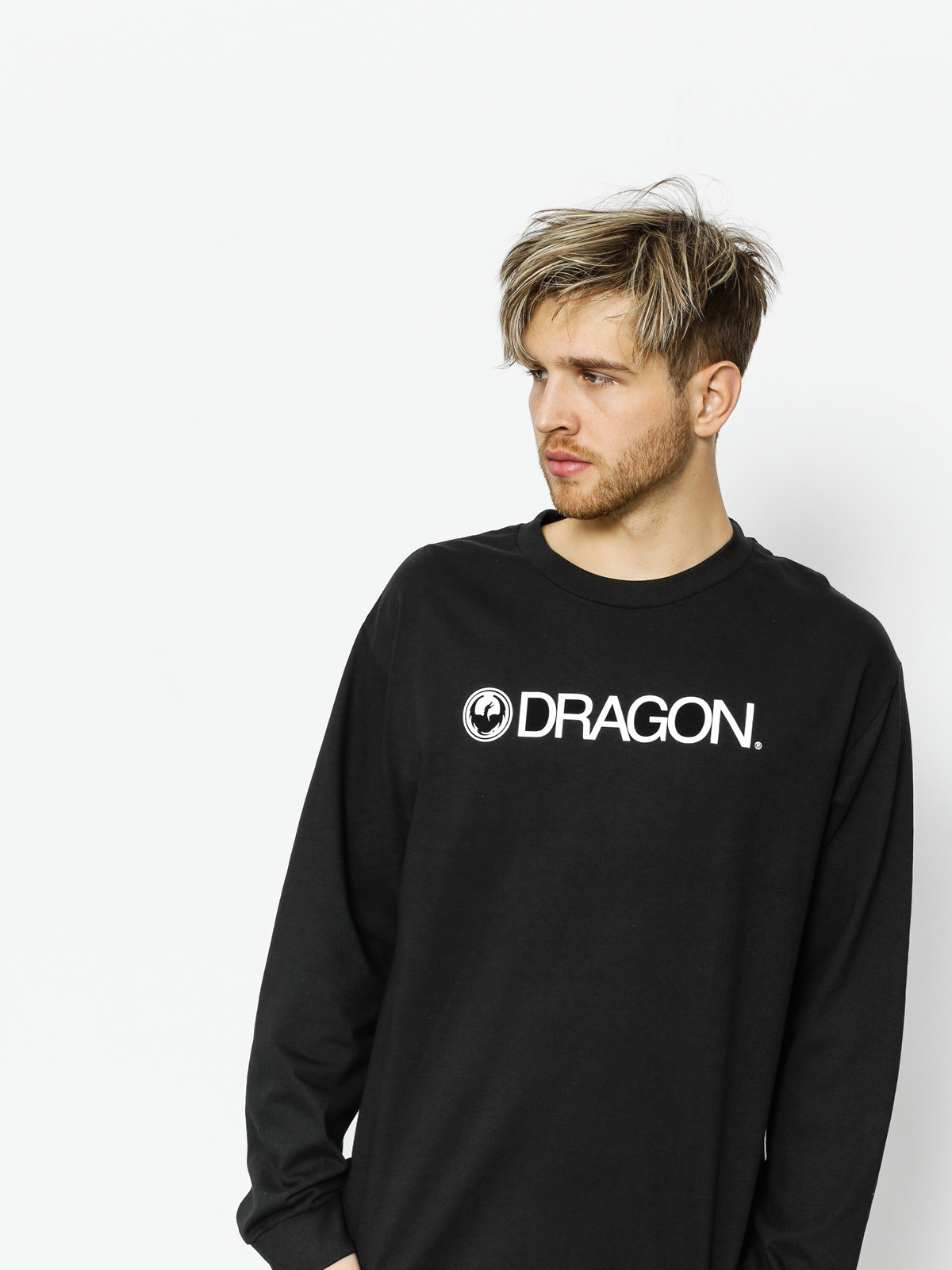 Трикотаж Dragon Trademark Staple Line (black)