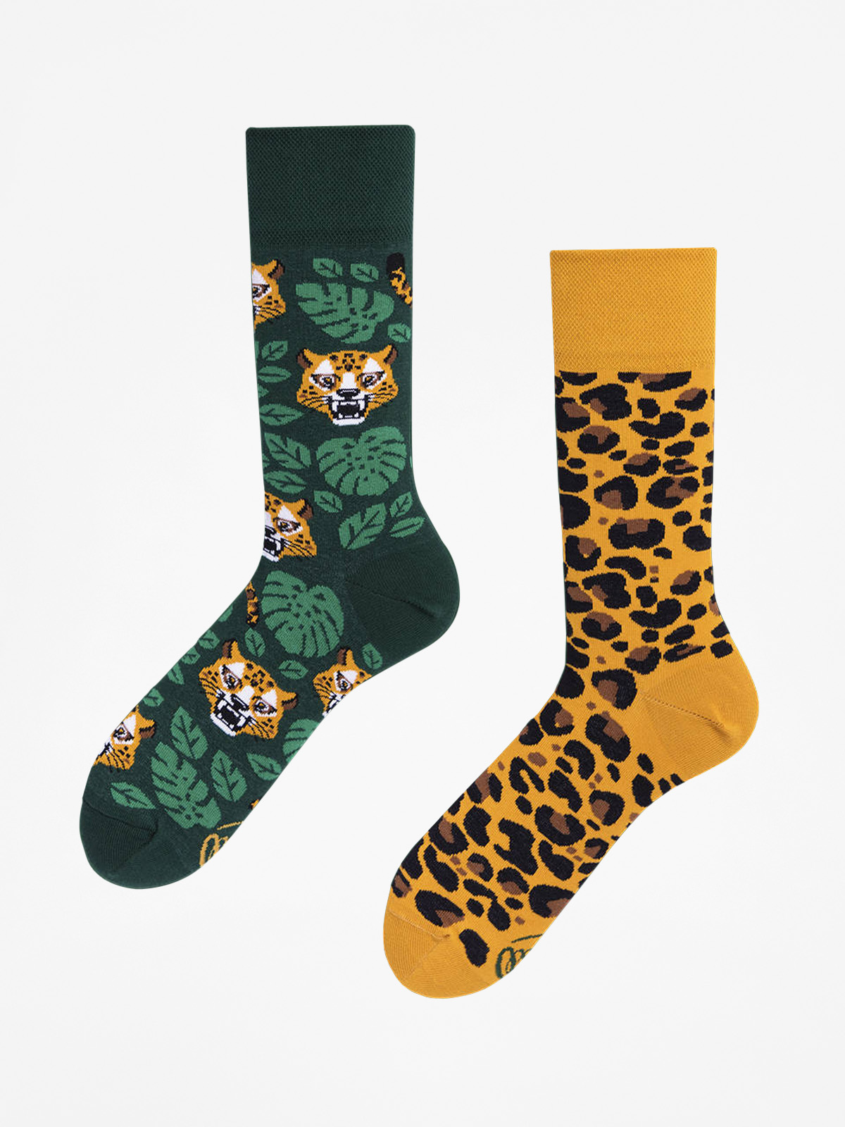 Чорапи Many Mornings El Leopardo (green/yellow)