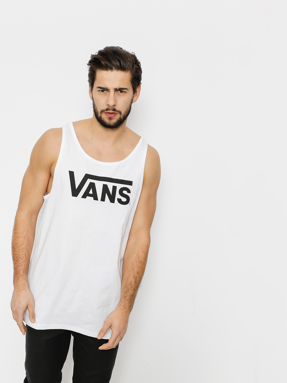 Тениска Vans Vans Classic Tank (white/black)