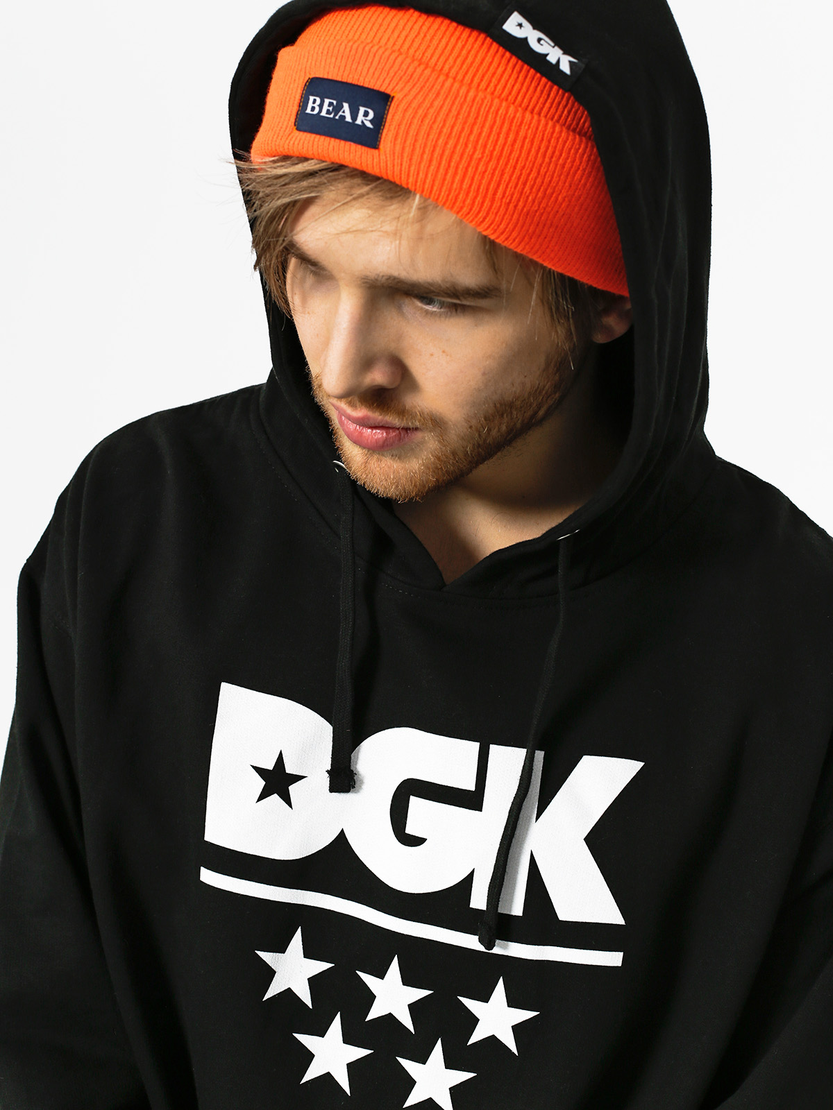 Суитшърт с качулка DGK All Star HD (black)