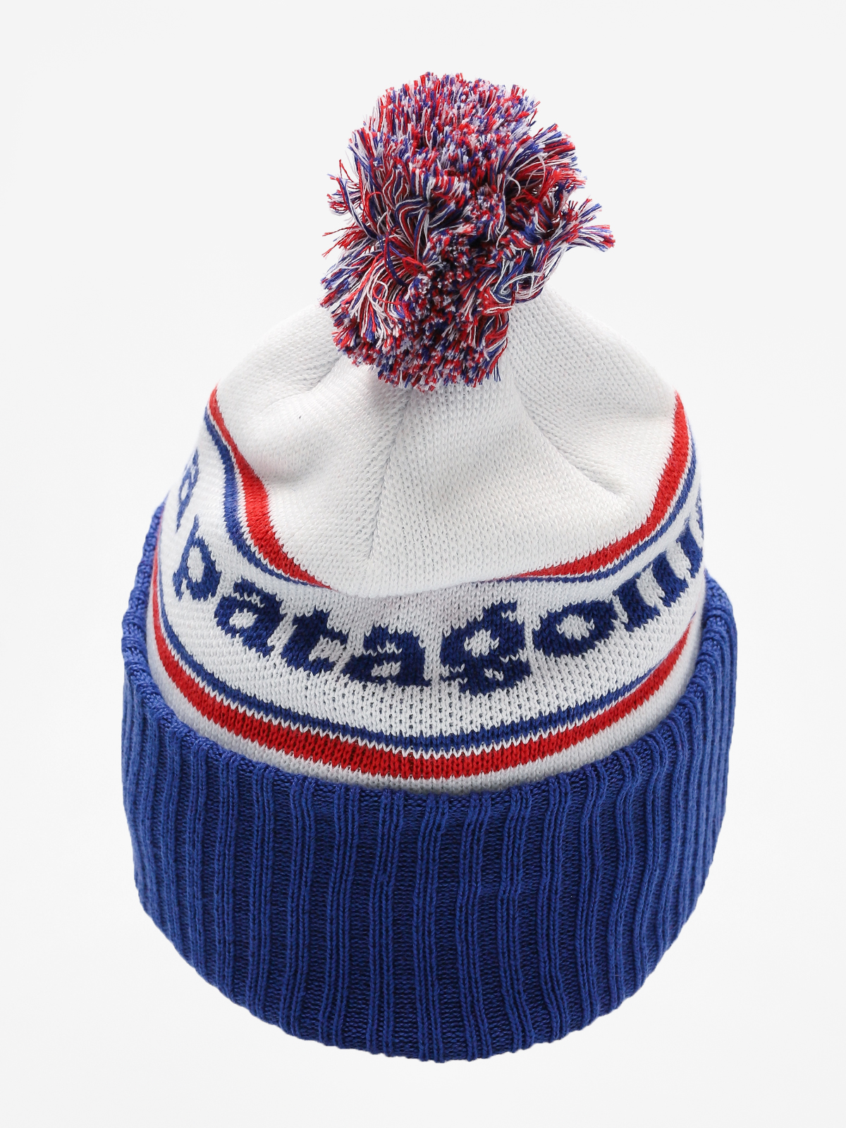 Patagonia Шапка Powder Town Beanie (park stripe viking blue)