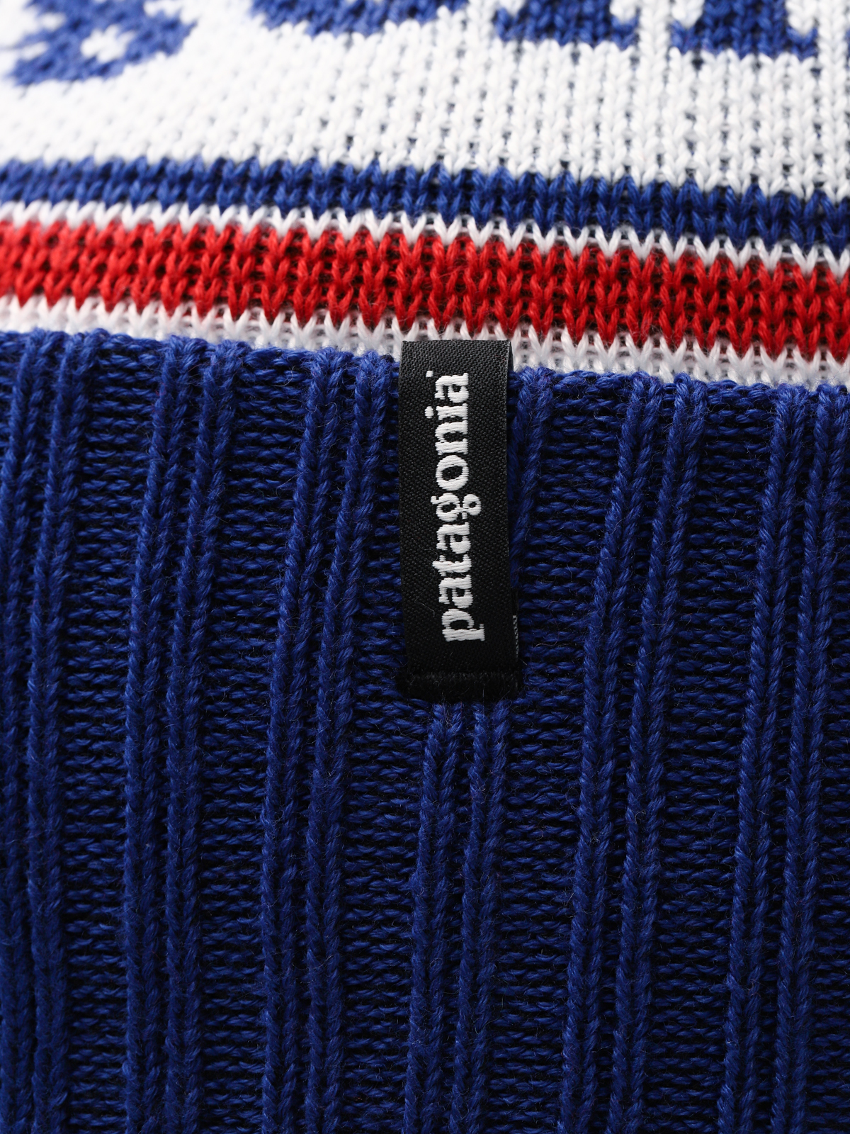 Patagonia Шапка Powder Town Beanie (park stripe viking blue)
