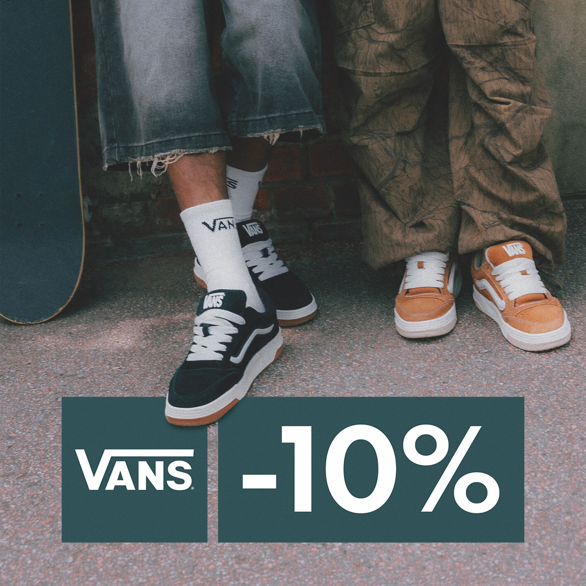 -10% отстъпка за марката Vans! Само до неделя!